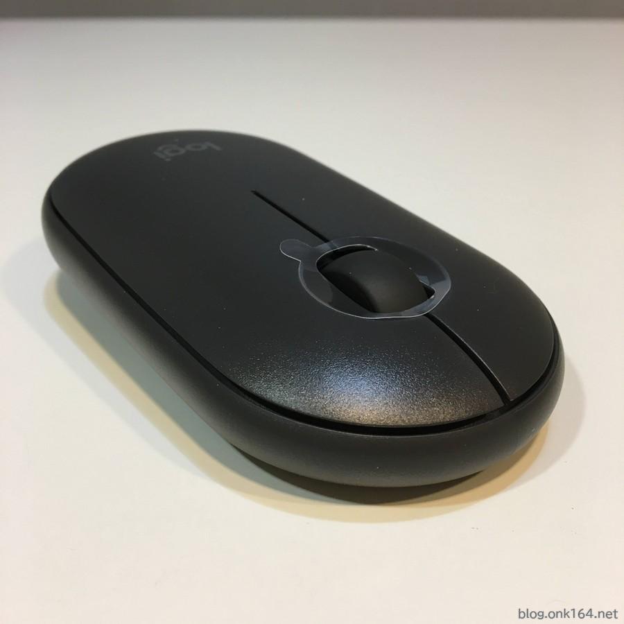 Pebble M350のBluetooth、USB、Unifying接続切替方法と外観紹介。Logicool薄型静音マウス