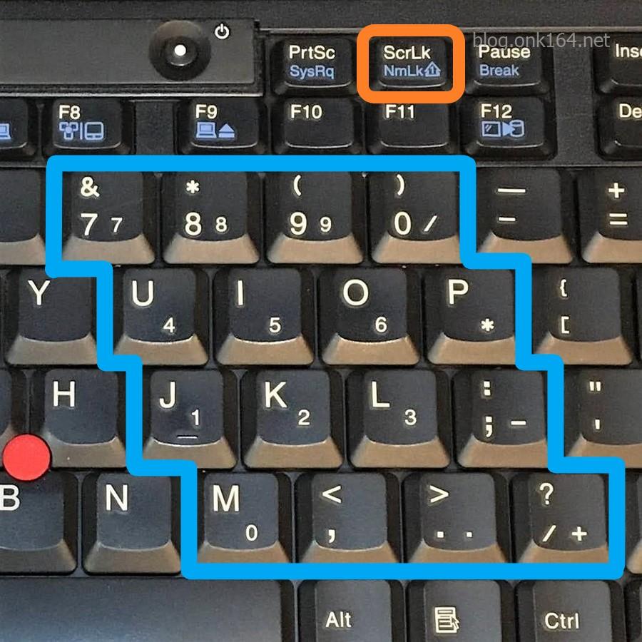 ノートPCキーボードに影響しないNumLockキー非連動テンキーパッドで誤入力を解消する
